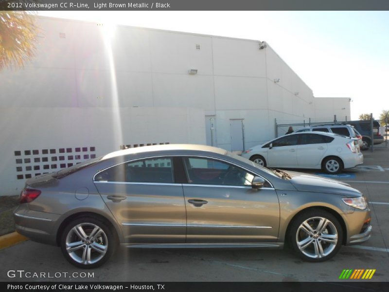 Light Brown Metallic / Black 2012 Volkswagen CC R-Line