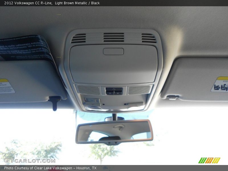 Light Brown Metallic / Black 2012 Volkswagen CC R-Line