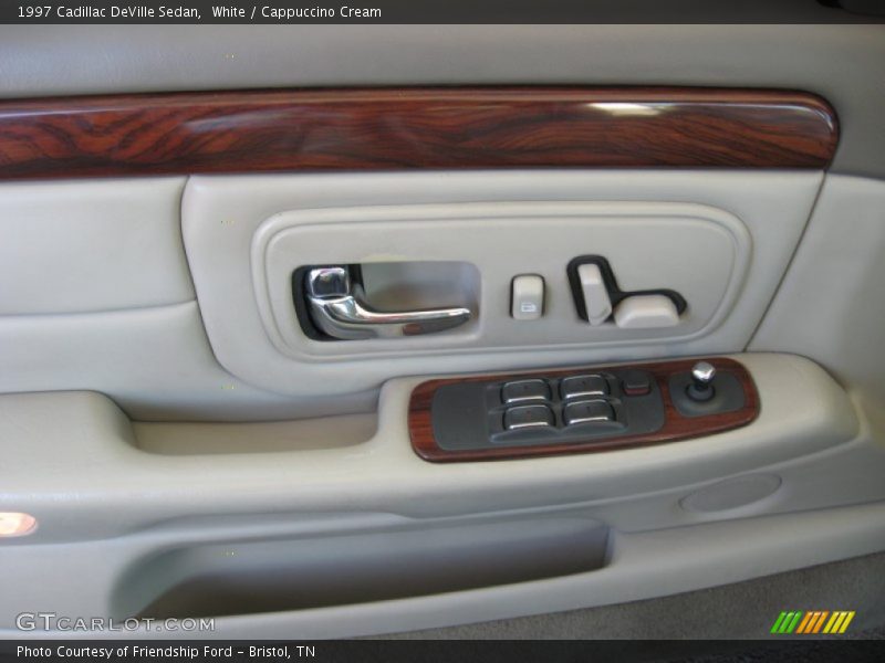 White / Cappuccino Cream 1997 Cadillac DeVille Sedan