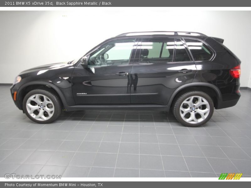 Black Sapphire Metallic / Black 2011 BMW X5 xDrive 35d