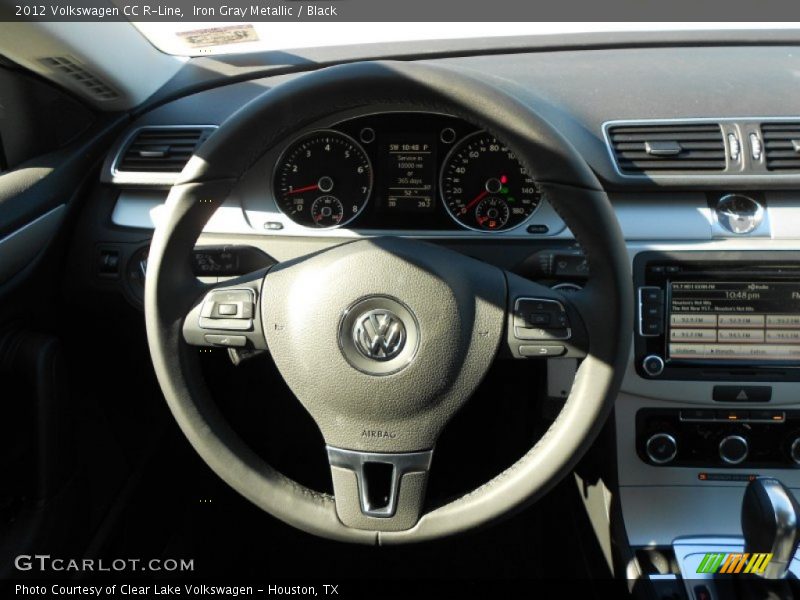 Iron Gray Metallic / Black 2012 Volkswagen CC R-Line