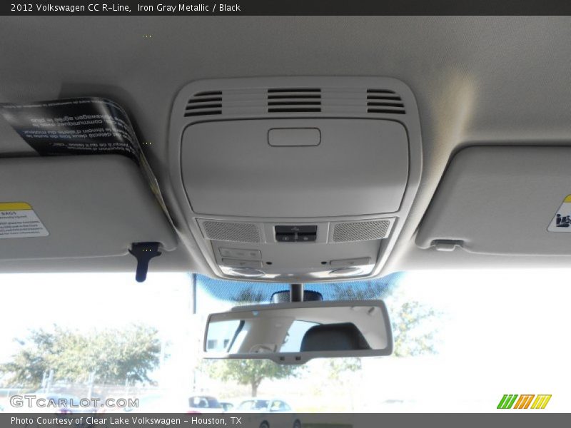 Iron Gray Metallic / Black 2012 Volkswagen CC R-Line