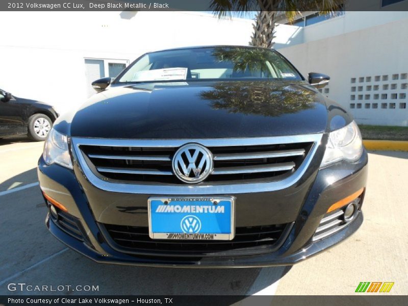 Deep Black Metallic / Black 2012 Volkswagen CC Lux