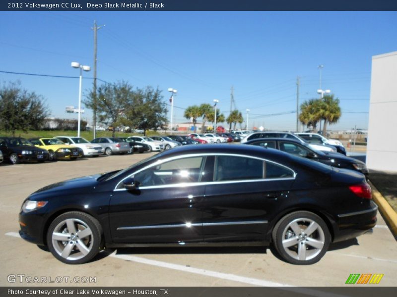 Deep Black Metallic / Black 2012 Volkswagen CC Lux