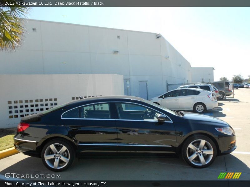 Deep Black Metallic / Black 2012 Volkswagen CC Lux
