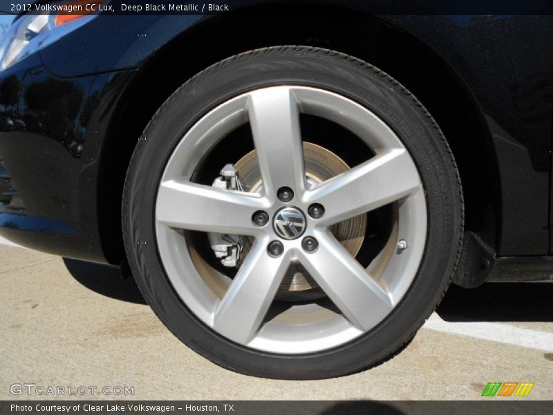 Deep Black Metallic / Black 2012 Volkswagen CC Lux
