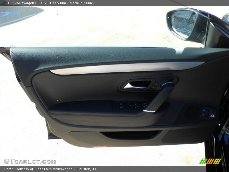 Deep Black Metallic / Black 2012 Volkswagen CC Lux