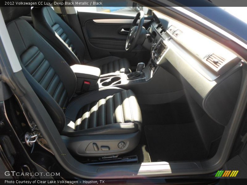 Deep Black Metallic / Black 2012 Volkswagen CC Lux