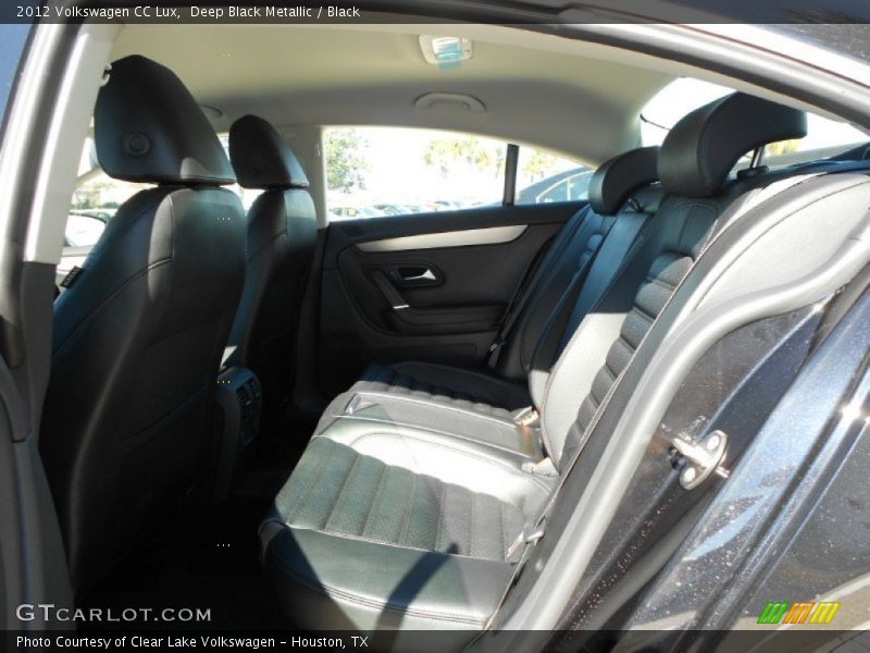 Deep Black Metallic / Black 2012 Volkswagen CC Lux
