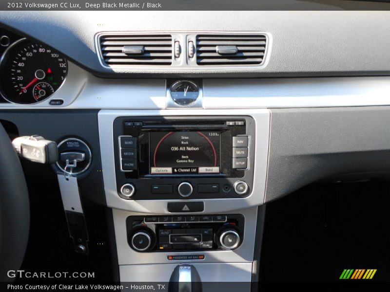 Deep Black Metallic / Black 2012 Volkswagen CC Lux