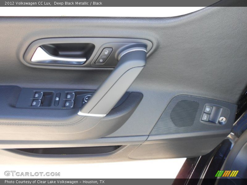 Deep Black Metallic / Black 2012 Volkswagen CC Lux