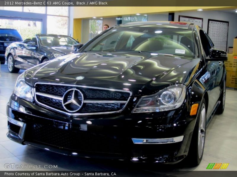 Black / AMG Black 2012 Mercedes-Benz C 63 AMG Coupe