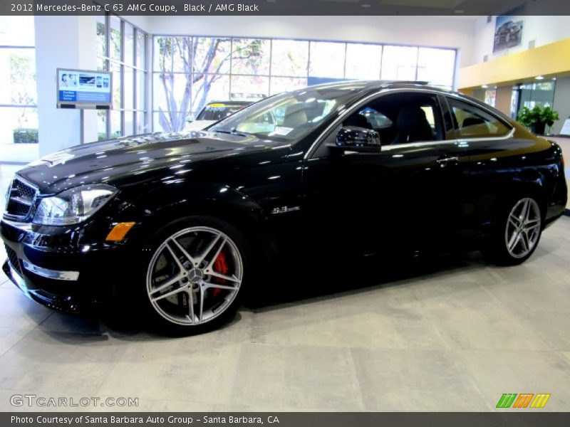 Black / AMG Black 2012 Mercedes-Benz C 63 AMG Coupe