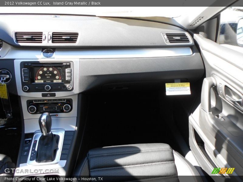 Island Gray Metallic / Black 2012 Volkswagen CC Lux