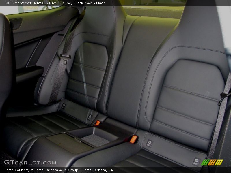  2012 C 63 AMG Coupe AMG Black Interior