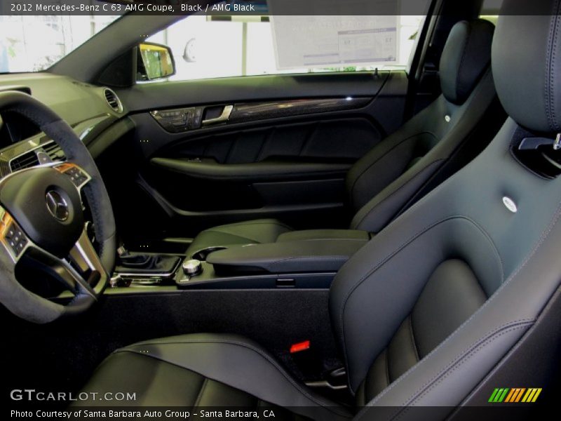  2012 C 63 AMG Coupe AMG Black Interior