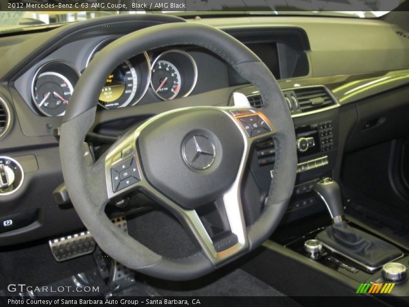 Black / AMG Black 2012 Mercedes-Benz C 63 AMG Coupe