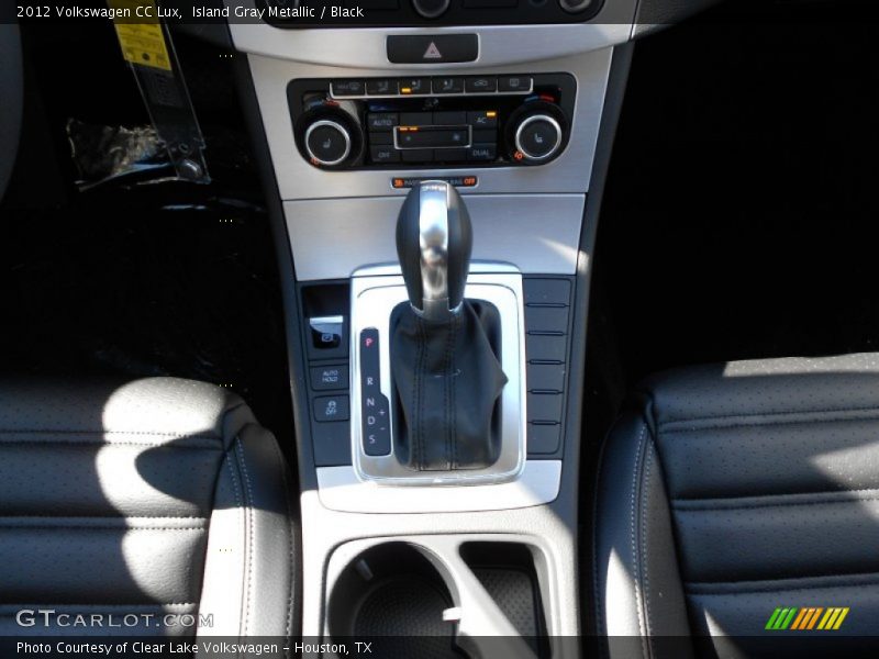 Island Gray Metallic / Black 2012 Volkswagen CC Lux