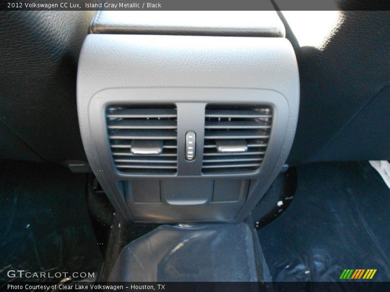 Island Gray Metallic / Black 2012 Volkswagen CC Lux