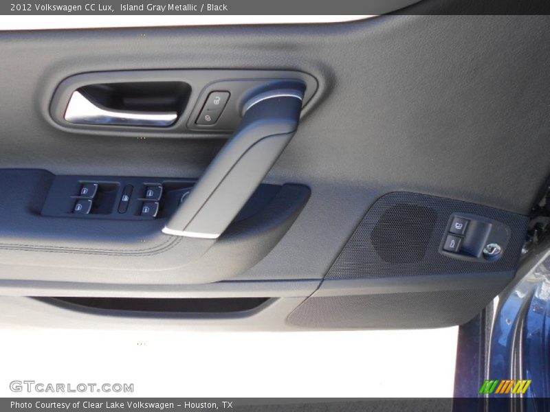 Island Gray Metallic / Black 2012 Volkswagen CC Lux