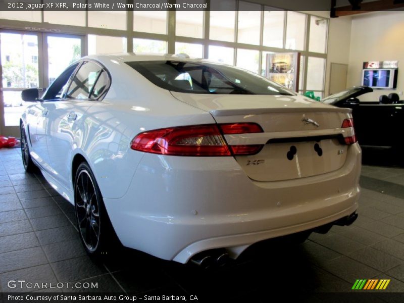 Polaris White / Warm Charcoal/Warm Charcoal 2012 Jaguar XF XFR