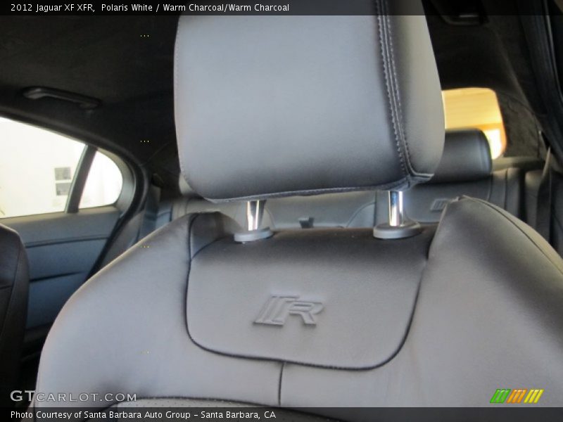 Polaris White / Warm Charcoal/Warm Charcoal 2012 Jaguar XF XFR