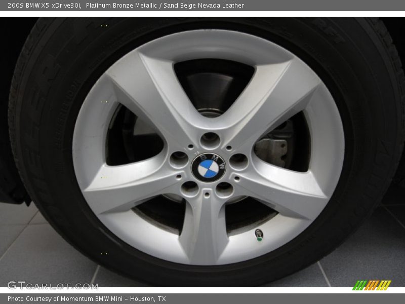 Platinum Bronze Metallic / Sand Beige Nevada Leather 2009 BMW X5 xDrive30i