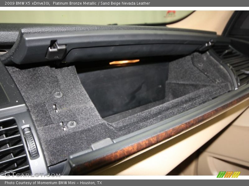 Platinum Bronze Metallic / Sand Beige Nevada Leather 2009 BMW X5 xDrive30i