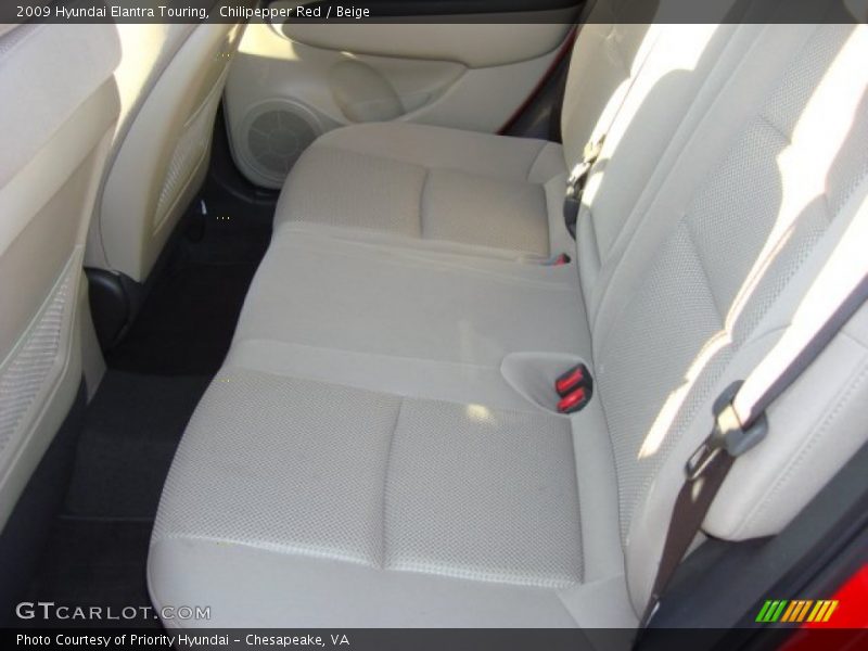 Chilipepper Red / Beige 2009 Hyundai Elantra Touring