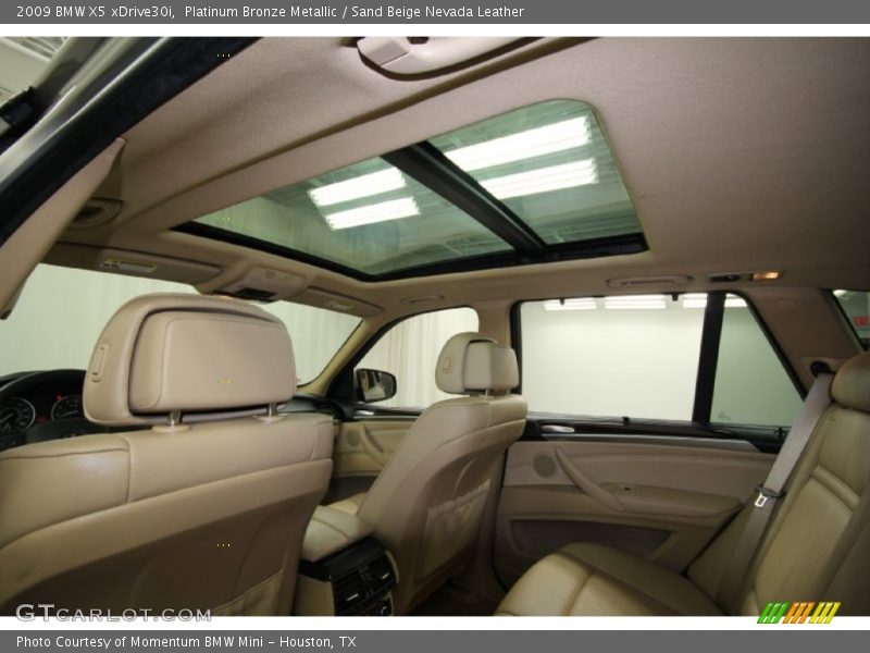 Platinum Bronze Metallic / Sand Beige Nevada Leather 2009 BMW X5 xDrive30i
