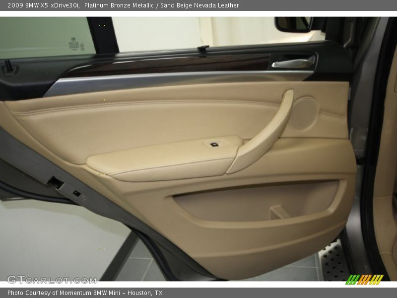 Platinum Bronze Metallic / Sand Beige Nevada Leather 2009 BMW X5 xDrive30i