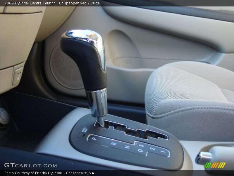 Chilipepper Red / Beige 2009 Hyundai Elantra Touring