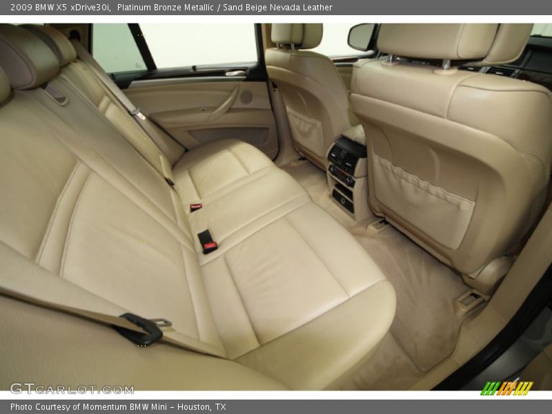 Platinum Bronze Metallic / Sand Beige Nevada Leather 2009 BMW X5 xDrive30i
