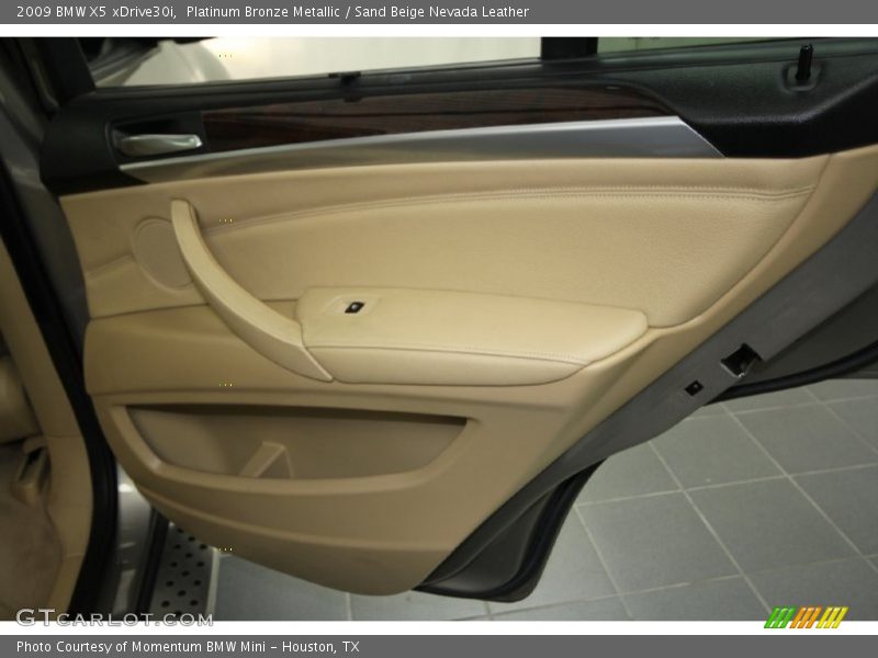Platinum Bronze Metallic / Sand Beige Nevada Leather 2009 BMW X5 xDrive30i