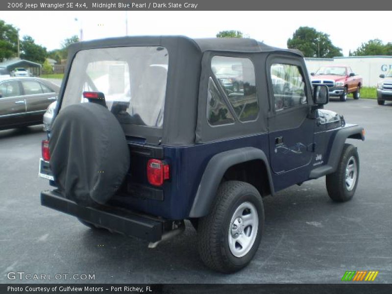Midnight Blue Pearl / Dark Slate Gray 2006 Jeep Wrangler SE 4x4