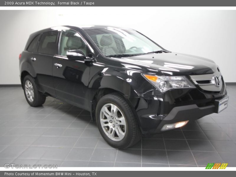 Formal Black / Taupe 2009 Acura MDX Technology
