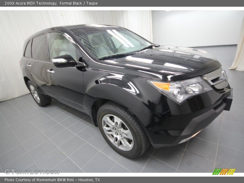 Formal Black / Taupe 2009 Acura MDX Technology