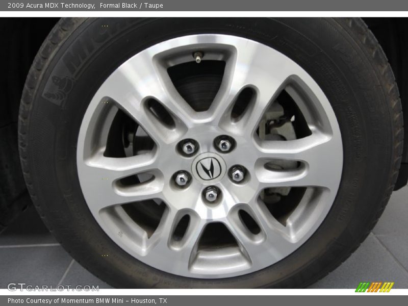 Formal Black / Taupe 2009 Acura MDX Technology