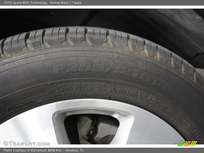 Formal Black / Taupe 2009 Acura MDX Technology