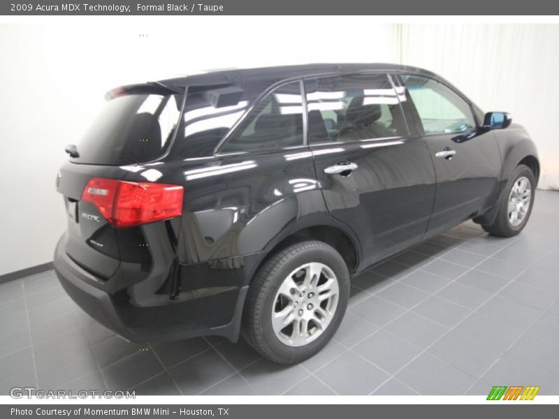 Formal Black / Taupe 2009 Acura MDX Technology