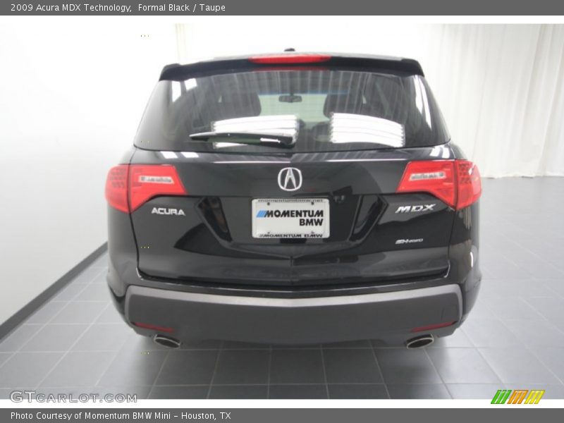 Formal Black / Taupe 2009 Acura MDX Technology