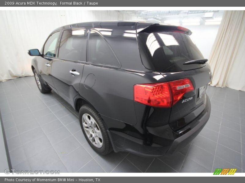 Formal Black / Taupe 2009 Acura MDX Technology