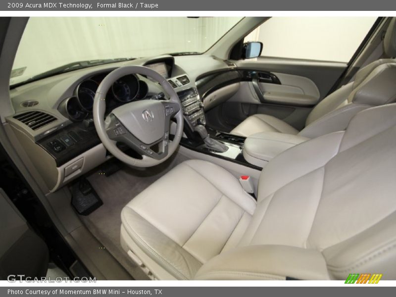 Formal Black / Taupe 2009 Acura MDX Technology
