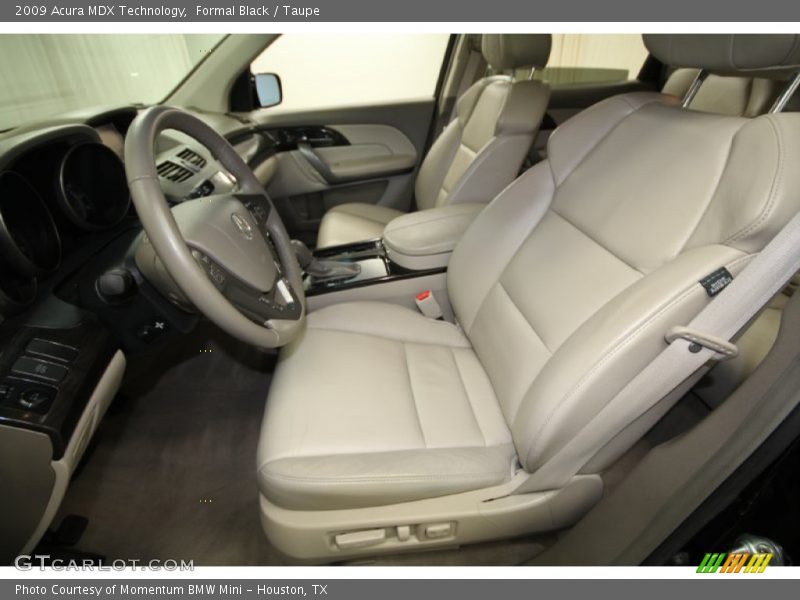 Formal Black / Taupe 2009 Acura MDX Technology