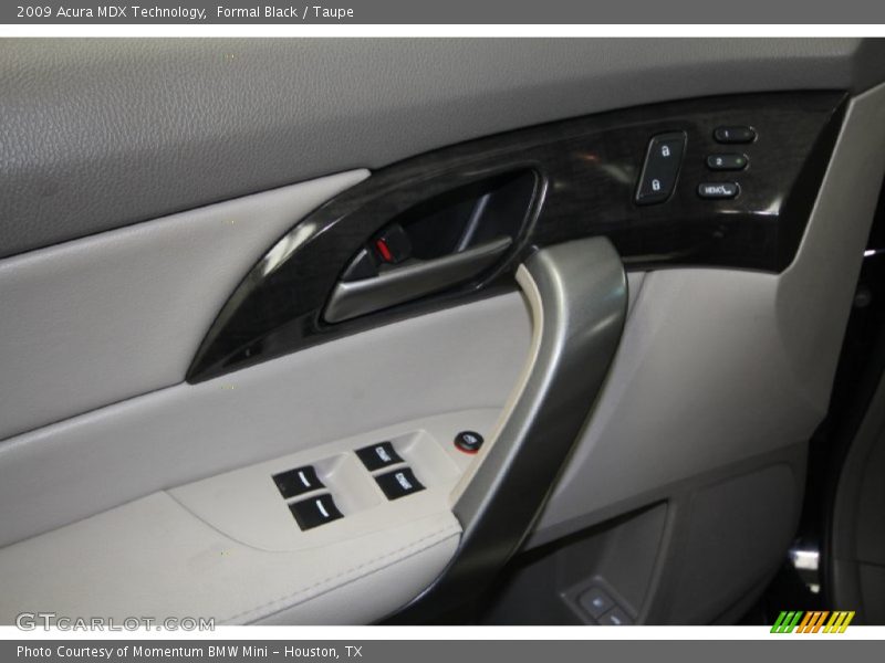Formal Black / Taupe 2009 Acura MDX Technology