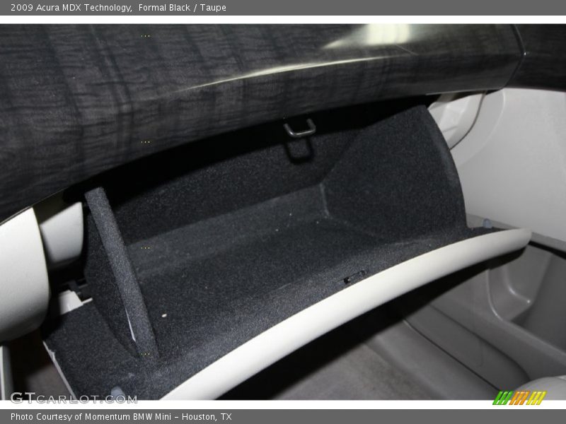 Formal Black / Taupe 2009 Acura MDX Technology