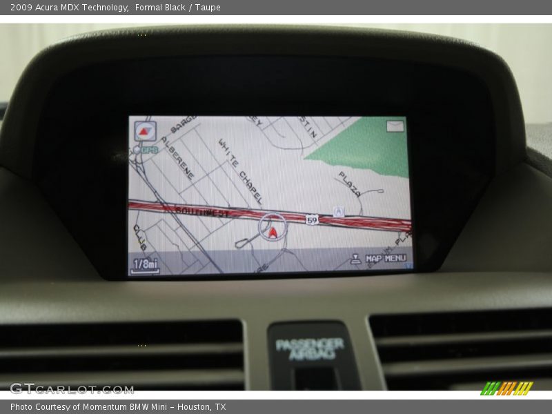 Formal Black / Taupe 2009 Acura MDX Technology