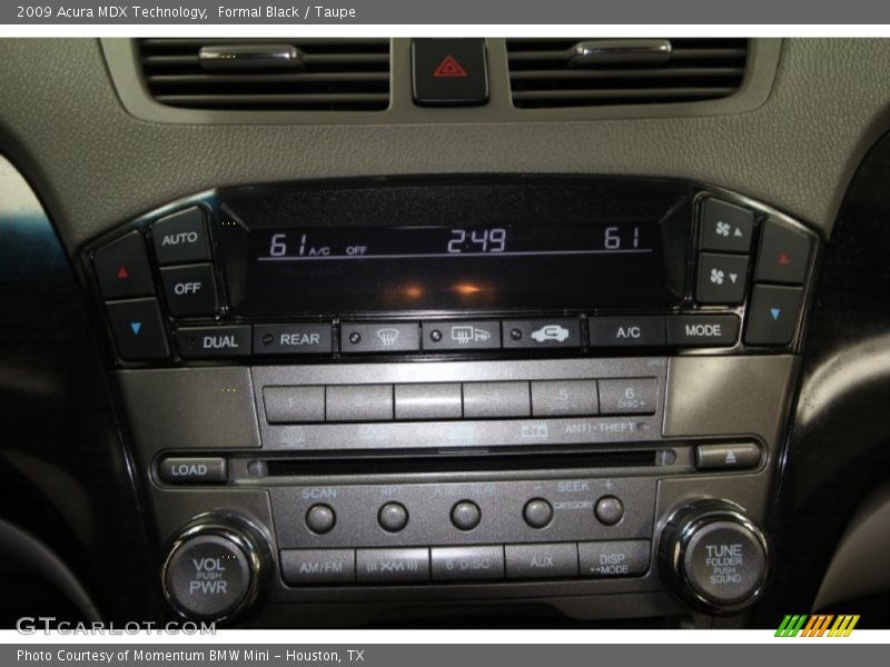 Formal Black / Taupe 2009 Acura MDX Technology