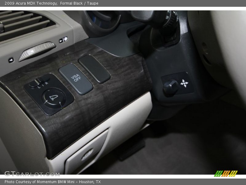 Formal Black / Taupe 2009 Acura MDX Technology