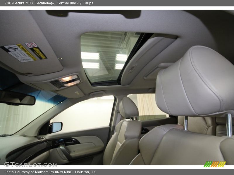 Formal Black / Taupe 2009 Acura MDX Technology